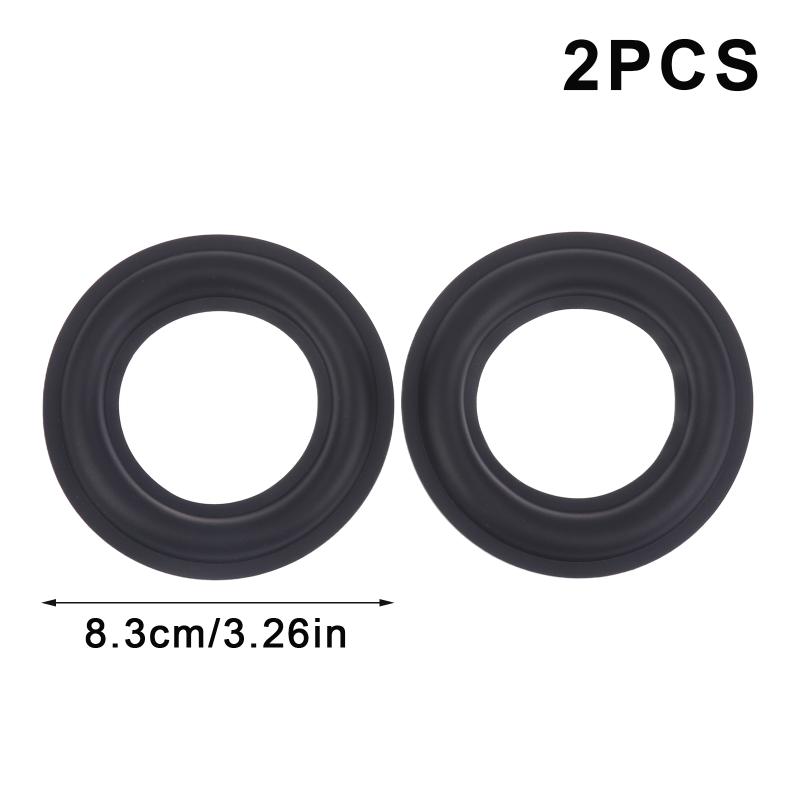 2pcs For Speaker Foam Folded Edge Ring /Foam Spider Loudspeaker Woofer Repair Side Surround Circle Replacement Parts
