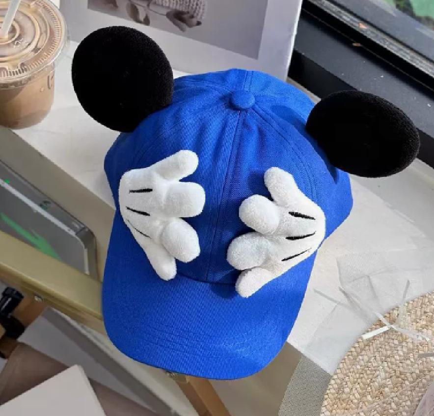 Mickey Hot Sale Parent-Child Anime Children's Baseball Cap Cartoon Big Eared Casual Sports Snapback Hat for Boys and Girls Gift