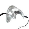 Elegant Half Face Covering Elegant Disco Mirrored Mask For Costume Parties And Carnival Masquerades Ball Event