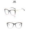 Women's glasses, large frame hollow TR90 glasses frame
