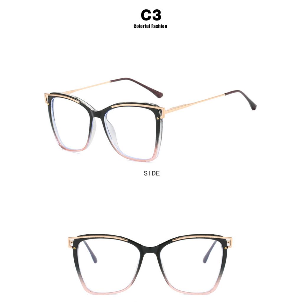 Women's glasses, large frame hollow TR90 glasses frame