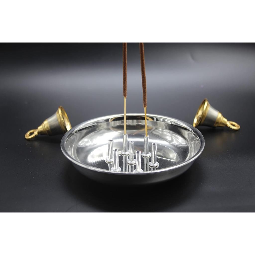 @ Stainless Steel Holder With Plate 7 Incense Sticks For Home & Office 60g Zr-2920-60%Off