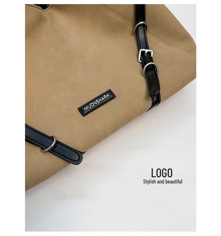 Multifunktionaler Damen-Crossbody-Rucksack aus Wildleder - Großes Fassungsvermögen, Lässiger Stil für Herbst/Winter 2025