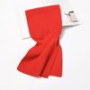 Korean Style Beige Grey Knit Wool Women's Winter Scarf: Short, Versatile Neck Protector