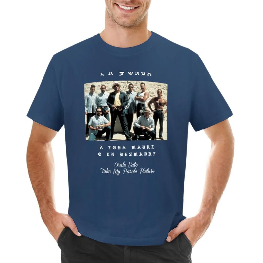 La Onda Blood In Blood Out édition limitée Vatos Locos collection rare T-shirt anime noirs hommes grands t-shirts