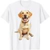 Gráfico de Cão Labrador Retriever Pet Camiseta Labrador Retriever