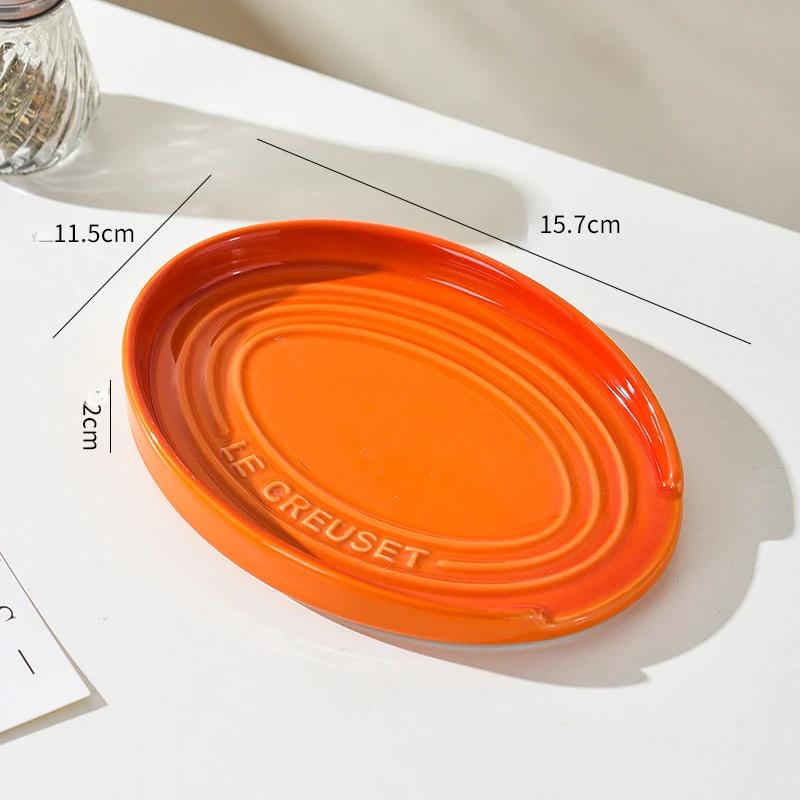 Porslinsskedställ, Keramisk Stor Bestickhållare för Spis, Köksbänk Matlagningsverktygsorganisatör, Steksked, Soppslev, Tång