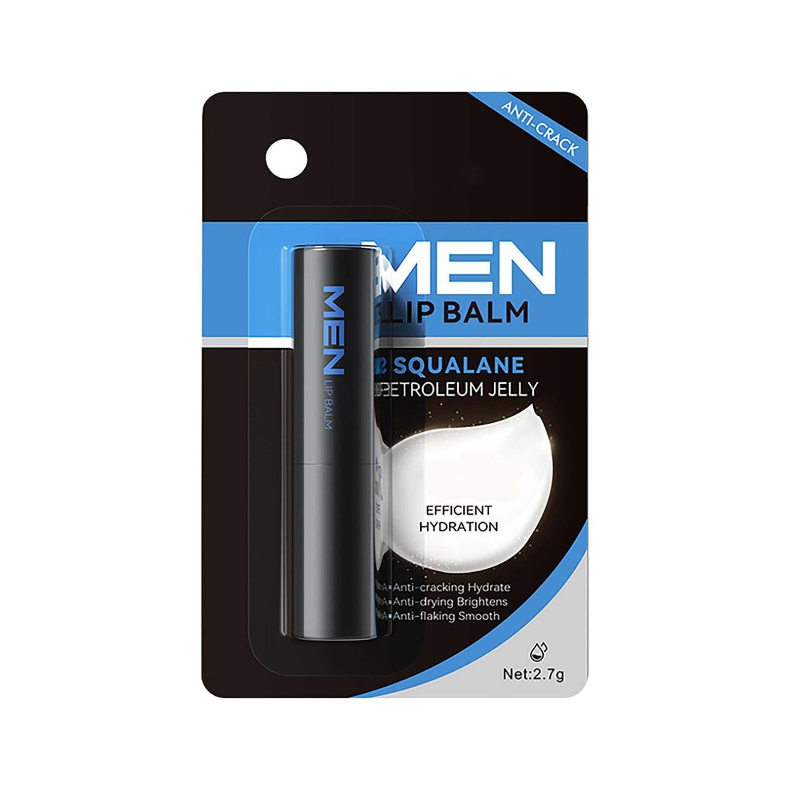 

Бальзам для губ для мужчин Squalane Lip Balm One Size чёрный