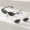 Non-polarized 2PCS Retro Classic Small Frame Oval Sunglasses Women/Men Sun Glasses