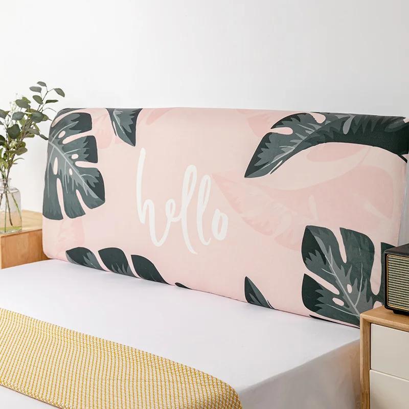 Nordic Cartoon Cat's Paw Bed Head Soft Dust Cover Full Enclosed Elastic Dust-proof Bed Head Cover/ Protective Cover