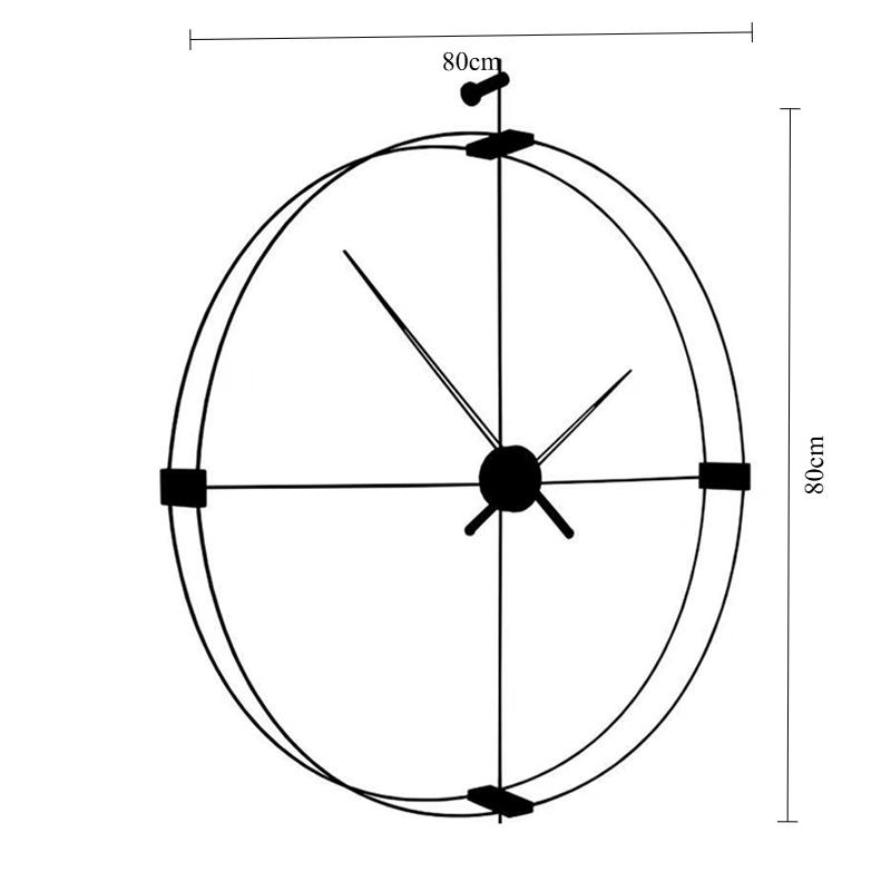 

Modern Wall Clock Aesthetic Living Room Wall Watch Elegant Luxury Clocks Silent Large Watches Nordic Home Design Decoration