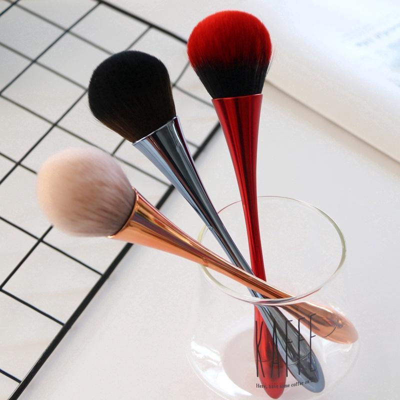 Kleine Taille Make-up Pinsel Rouge Pinsel Großer Make-up Pinsel Lidschatten Pinsel Tragbarer Rouge Pinsel Make-up Reinigungsbürste Gesichtspinsel Beauty Styling Werkzeuge