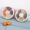 5 Compartments Snack Spinner Portable Sealed Fruit Tray Candy Box Snack Storage Box  Kids Snack