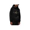 Felpa con cappuccio a tinta unita Mountainside con lettere Top per bambini IO6209-010