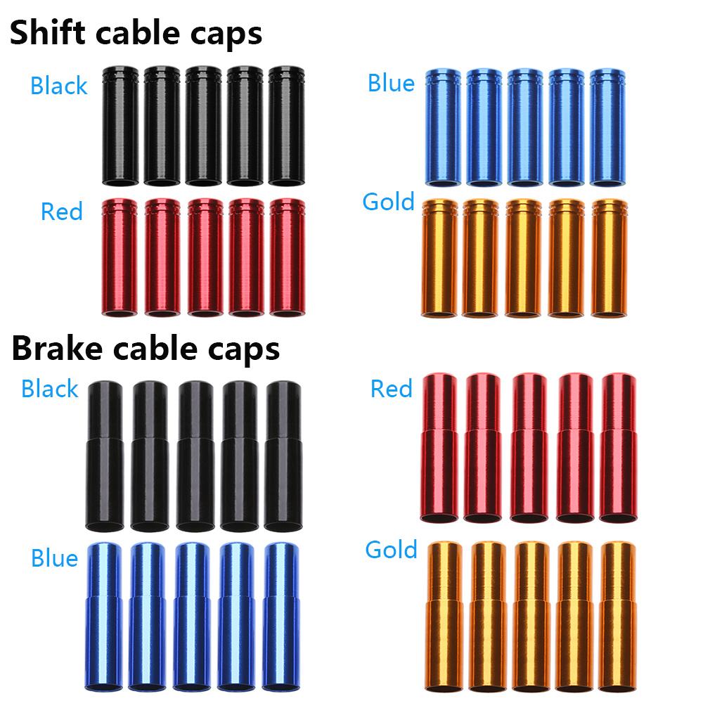 Road Bike 4mm 5mm Shift Cables Accessories End Tip Caps Bicycle Derailleur Cover Brake Cable Cap