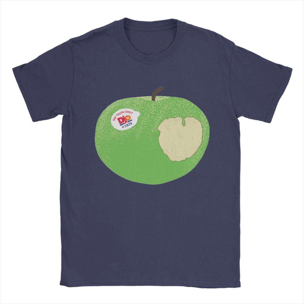 Djo Apple  T Shirts Unisexs  Cotton Amazing TShirt Round Neck  Tee Shirt Short Sleeve Clothes Adult