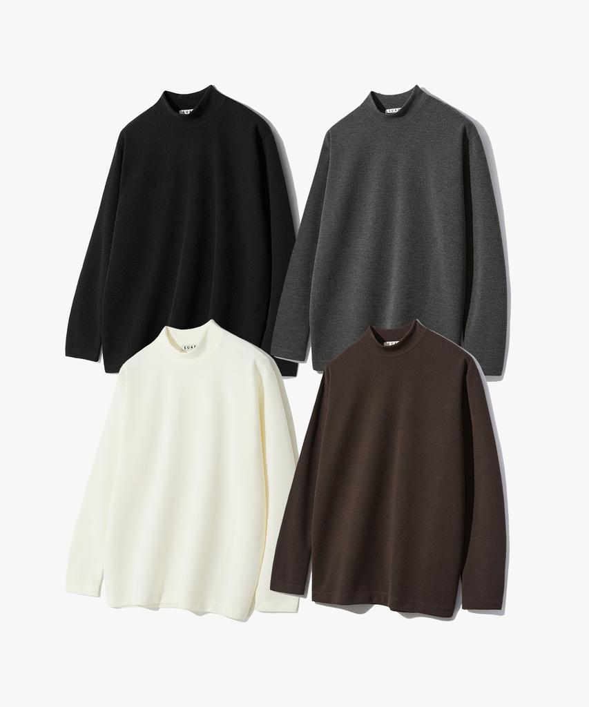 SUARE Half Turtleneck Knit Set