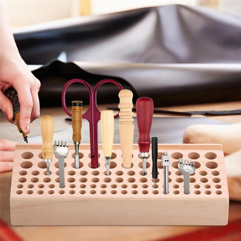 Good-Leather Craft Tool Holder, Leather Working Tool Holder,For Leather Working And Punch Tools Organizer Storage