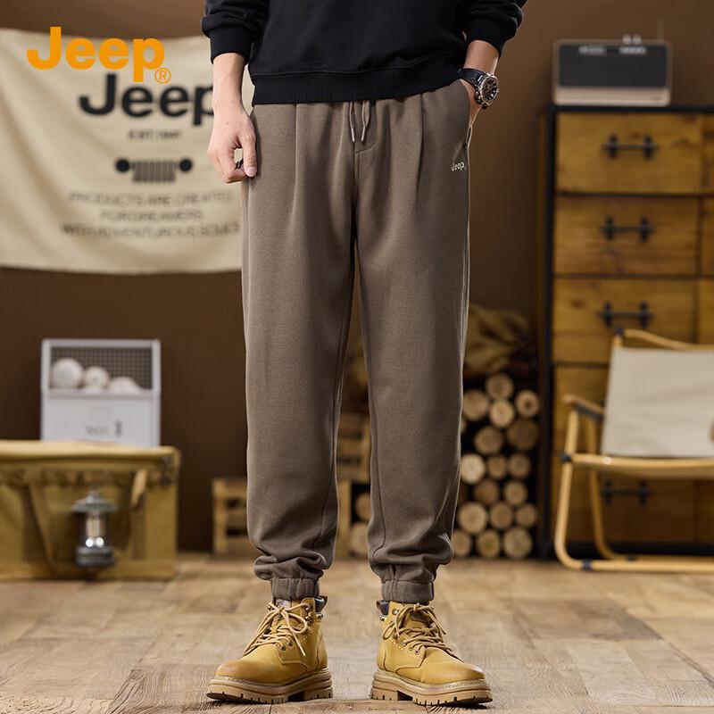 JEEP Men's 2025 Fall Loose Fit Tapered Joggers