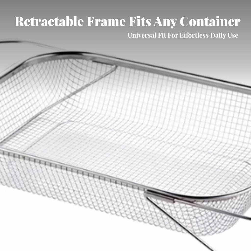Cat-Litter Filtering Sieve Easy to Clean Mesh Sifter with Wire Legs Reusable