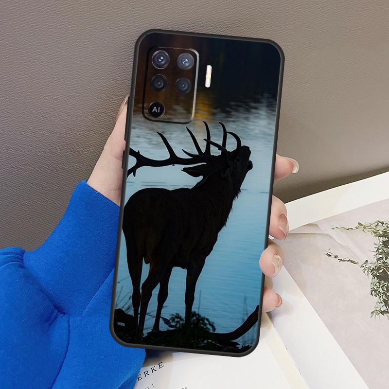 Deer Hunting Camo Case For Oppo A77 A57 A17 A60 A80 A40 A74 A54 A94 A78 A98 A18 A38 A58 A96 A76 A16 A15 A5 Pro