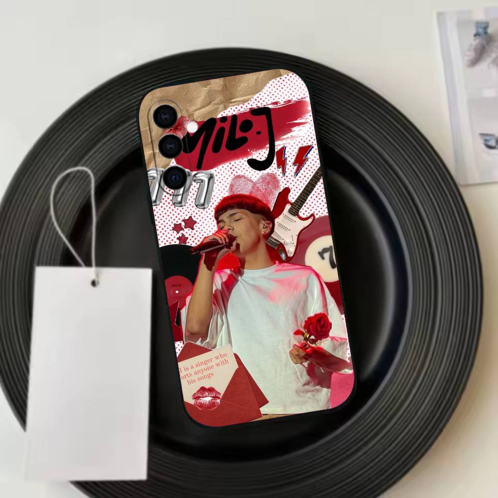 S-Singer Milo J Phone Case For Samsung Galaxy A73,A72,A71,A70,A53,A52,A51,Soft Silicone Black Cover