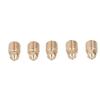5Pcs 3D Printer Brass Nozzles Tight Connection Heat Resistant 500 Celsius  CHT Brass Nozzle for Bambu Lab