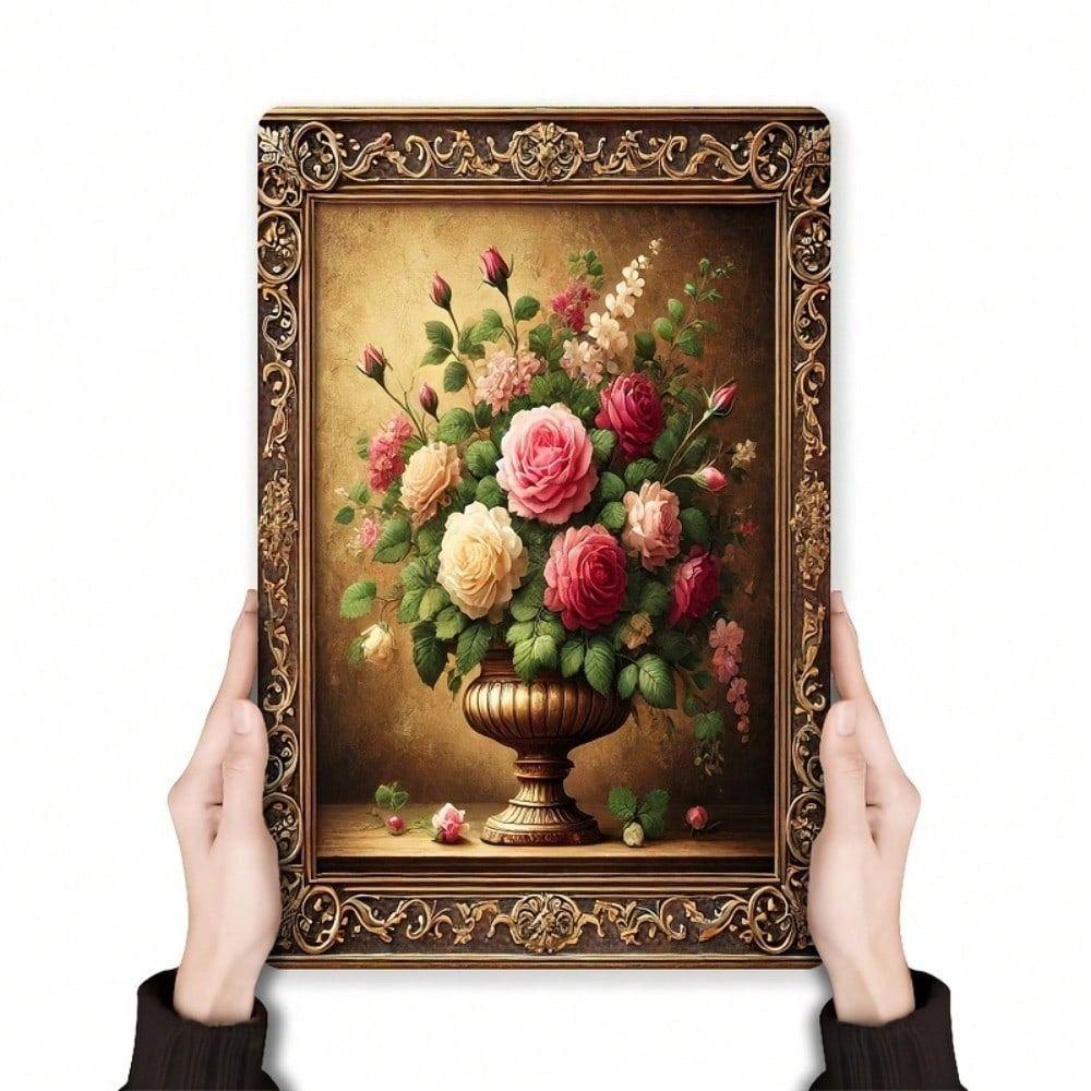 20x30 см Ручная роспись Металлическое Арт-декор Жестяная табличка