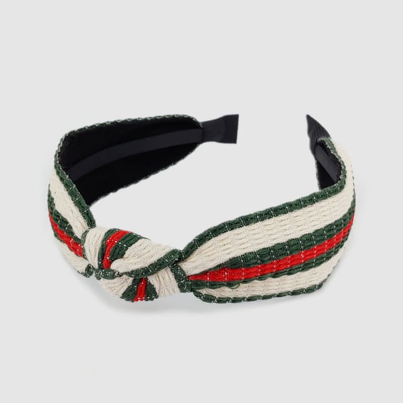 LALA Streifen Neues Haarband Grün