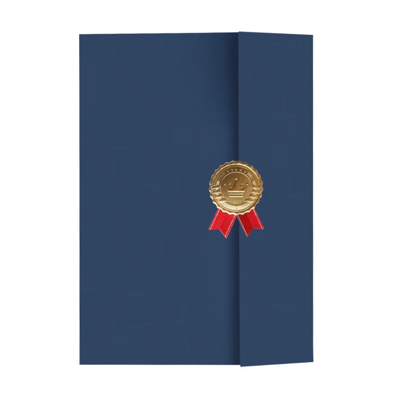 Deyin A4 Tri-fold Certificate Covers with Inner Pages (5-Pack)