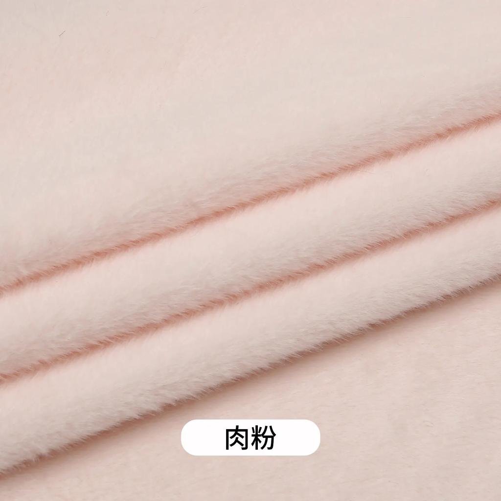 50x50cm 5mm Soft Breathable Elastic Faux Fur Fabric for Sewing Plush Toy Doll Scarf Hat Decorative Cloth Handmade DIY Fabrics
