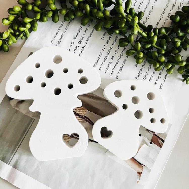 Silicone Mold Mushroom Shape Candle Molds Soap Making Molds 3D Resin Molds Home Decors Craft Molds Silicone Texture