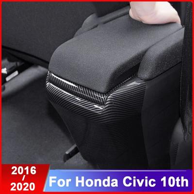 Ochranná doska v aute proti nárazu centrálna lakťová opierka Box Zadný kryt Ochranná podložka pre Honda Civic 10. 2016 2017 2018 Príslušenstvo