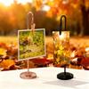 Sturdy Construction Memo Clip Holder Metallic Photo Clip Stand  Wedding Supplies