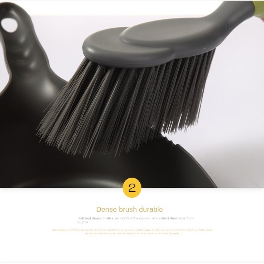 Kunststoff-Kehrbesen, Schreibtischbesen, kleine Kehrschaufel und Bürste, Set, neuer Besen, Schaufel, Böden/Tische/Tierkäfige