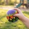 3 Pack Kids Handmade Knitted Hacky Sack Footbags Soft Cotton Thread Bean Bags for Tossing Juggling and Coordination Games