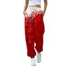 Women's Casual Fashion Christmas Printed Casual Sweatpants Elastic Waist Drawstring Pants