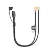 180cm Quick Release SAE Cable W/ 10A Fuse Terminal O Connector Battery Charger Extension Adapter Wire 16AWG Terminal