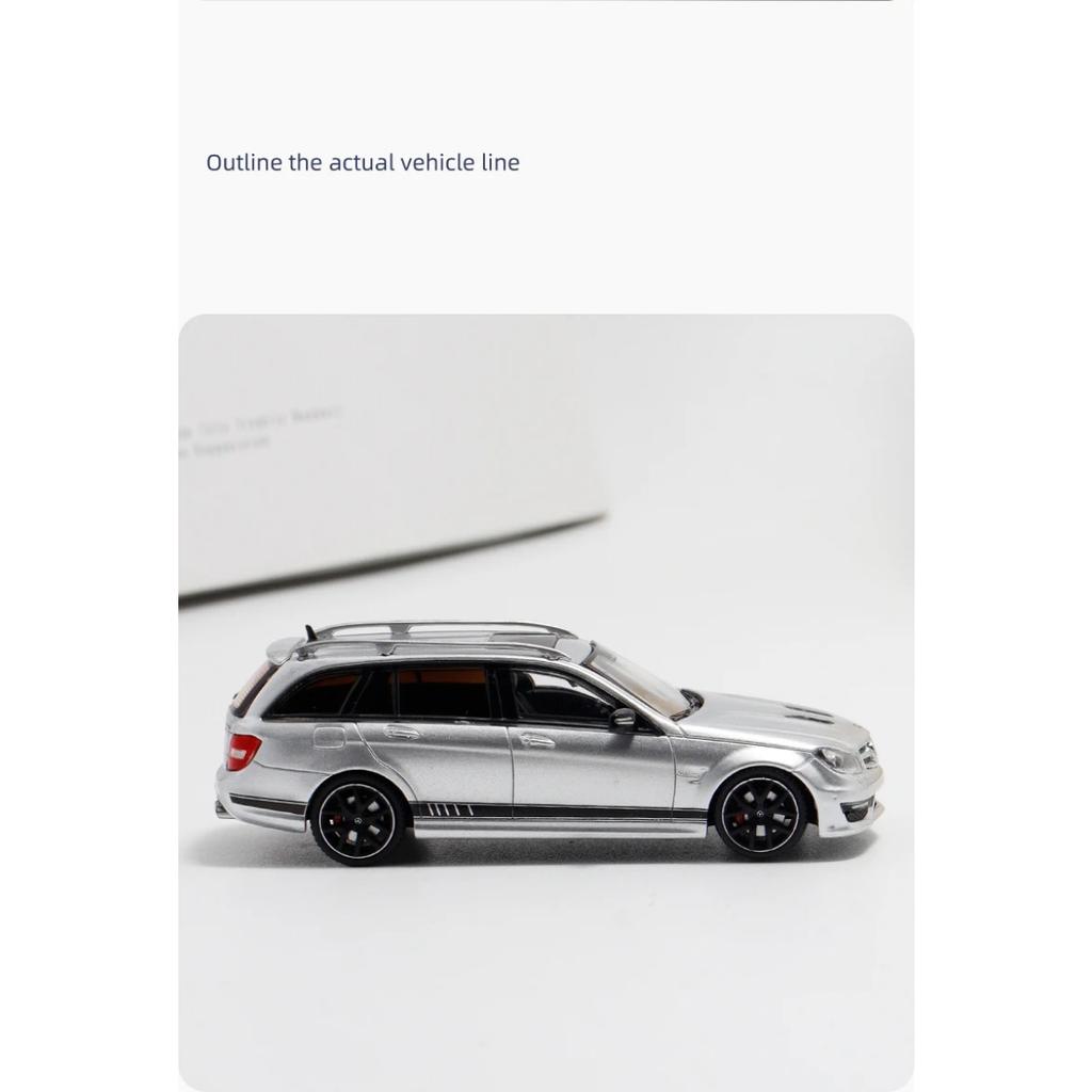 1/64 BENZ C63 Edition 507 Wagon Alloy Scale Car Model Diecast Metal Miniature Car Static Collection Toy Car Vehicles Birthday Gif