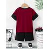 2025 Sommer Neu Kinder Set Lässig 3D Gedrucktes Kurzarm T-Shirt und Shorts Set Bequem Weich Leicht Atmungsaktiv