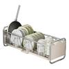 Dish Drain Rack Sponge Holder Large Capacity Strong Load-bearing Multi-purpose Sink