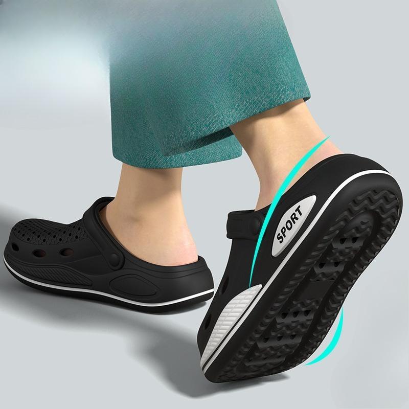 Loch-Socken Herren Neue Anti-Rutsch Dicke Sohle Strand Atmungsaktive Schuhe