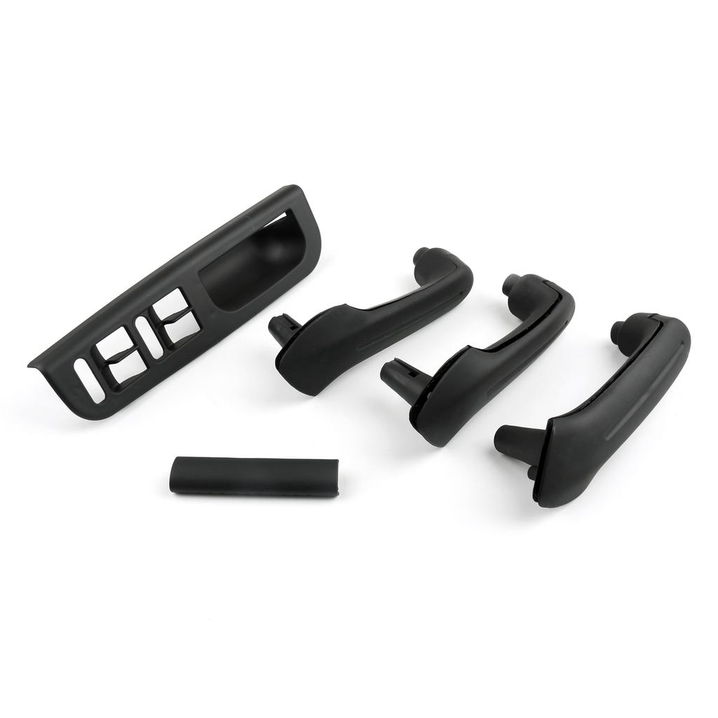 Black Interior Door Handle Trim Cover For VW  Passat Jetta Golf MK4 1998-2004