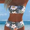 1011 nowy komplet bikini dwuczęściowy top bandeau kostium kąpielowy damski kostium kąpielowy oddychający i cienki