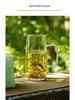 Elegant Green Tea Cloth Bag and Ceramic Can Packaging - Longjing, Biluochun, Maojian, Maofeng Styles