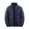 Down Cotton Standing Collar Cotton Jacket for Men, Autumn and Winter Cotton Jacket for Men, Slim Fit Men's Imitation Down Cotton Jacket