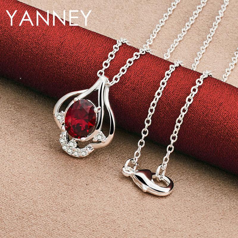 Elegant 925 Sterling Silver 16-30 Exquisite Butterfly Cross Pendant Women's Necklace Party Gift Accessories Wedding