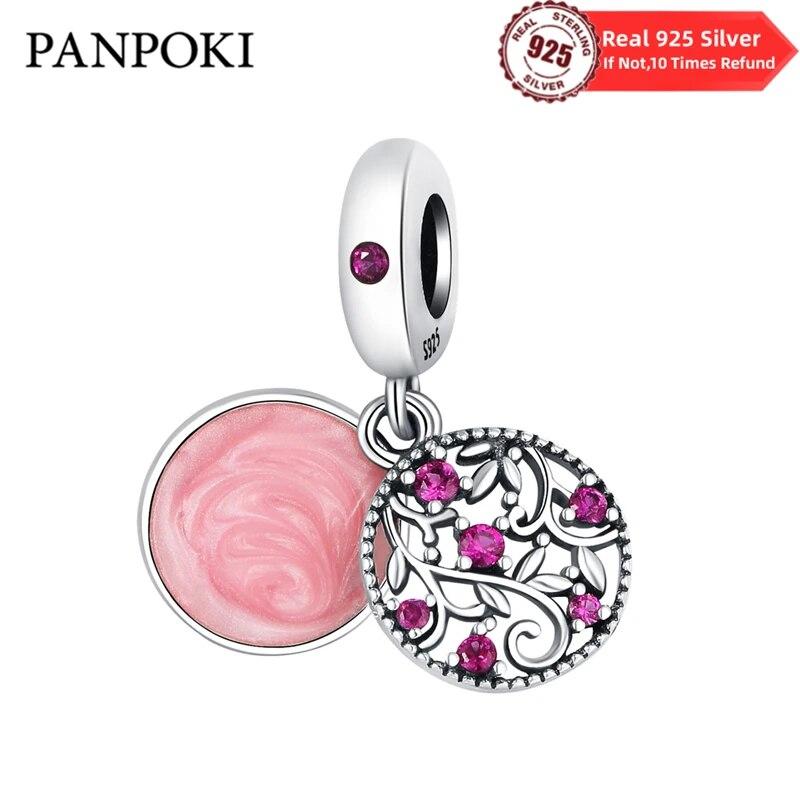 Authentic Copper Metal Metal Plants Flowers Tulip Charm Bead Component Bead Components Compatible With Authentic Original High Quality Fine Pendant