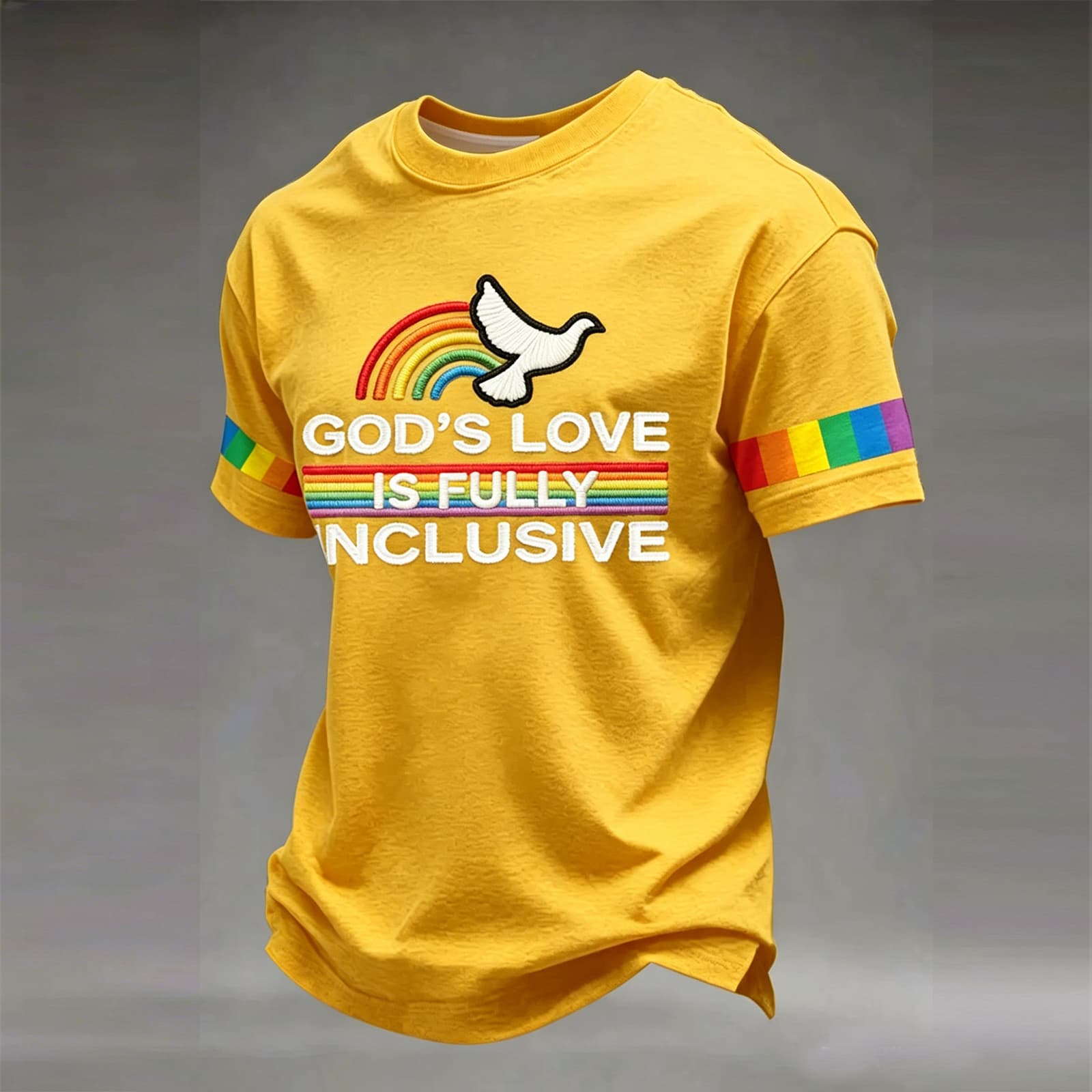 

Men s Casual Round Neck Short Sleeve T-Shirt XL жовтий
