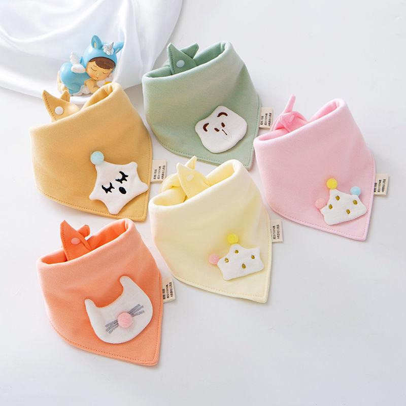 Unisex Triangle Baby Bibs: Pure Cotton, Waterproof, Super Soft, Double Snap, Scarf Wrap